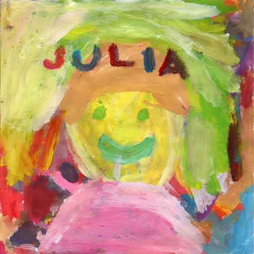 name painting by Julia