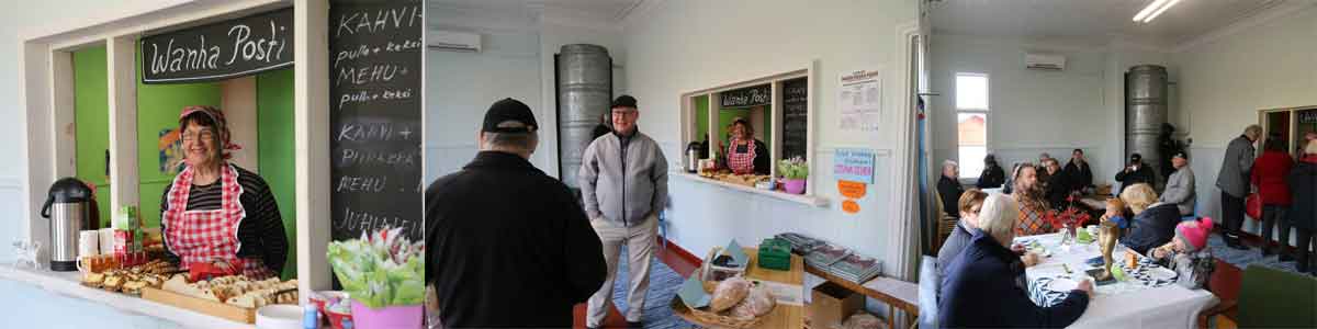 coffee and snacks at Otava station