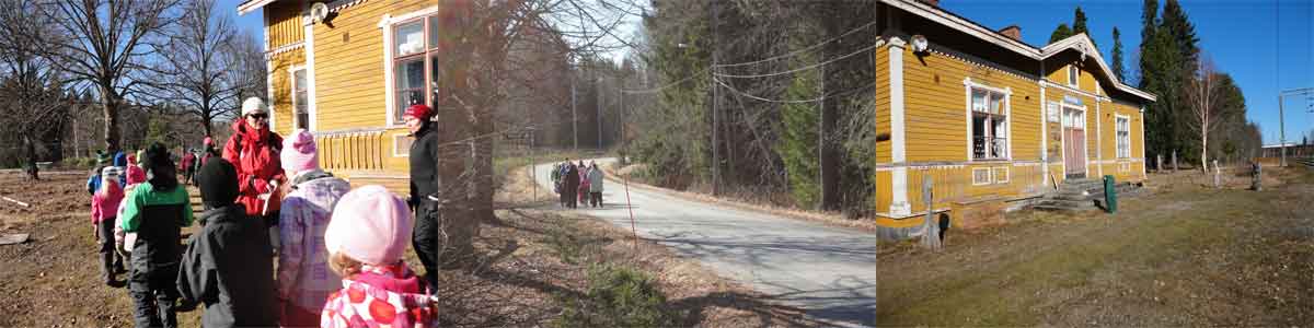 after hard working period a walk back to school
